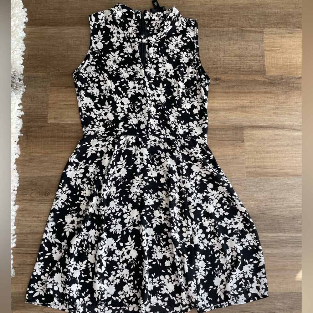 Black Floral Dress